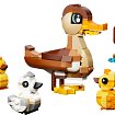 Roztomilá kachní rodinka z 262 dílků jako dárek k nákupu nad 2 400 Kč. Maminka kachna se třemi káčátky potěší každého LEGO fanouška.