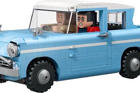 Ford Anglia je zpět – tentokrát jako dosud největší verze s 868 dílky, brick-built figurkami Harryho a Rona a spoustou kouzelných funkcí.