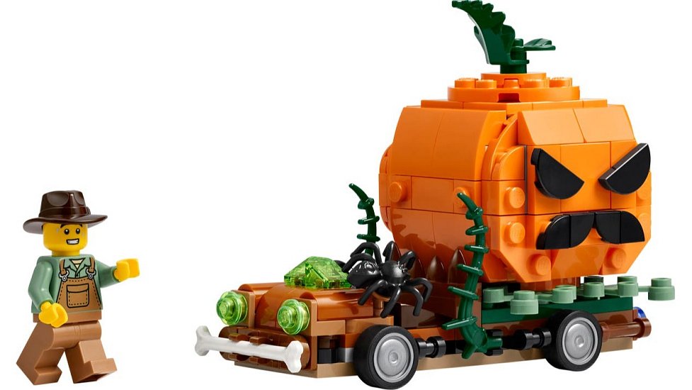 LEGO 40822 Pick-up s halloweenskými dýněmi
