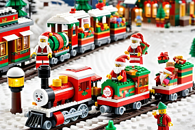 LEGO 40700 Vánoční vláček