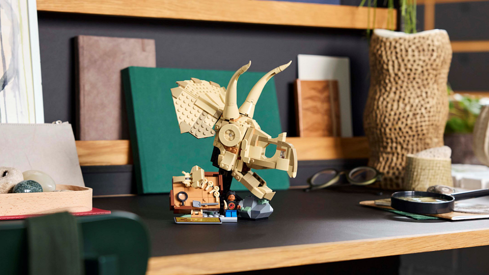 LEGO 76969 Dinosauří fosilie: Lebka triceratopse