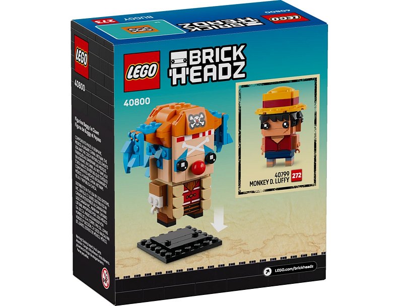 LEGO BrickHeadz 40800 Buggy the Clown