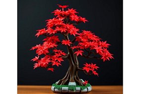 LEGO 10348 Japanese Red Maple Bonsai Tree: Podzimní krása v LEGO podobě