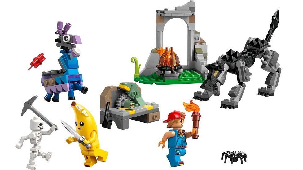 LEGO 77075 Peely a Sparkplug a jejich tábořiště