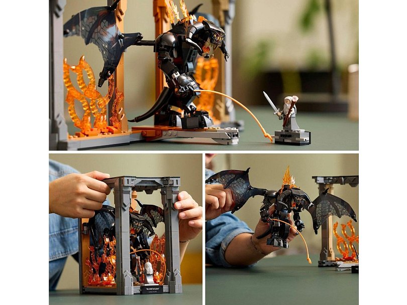 LEGO 10367 Knižní zarážka: Pán prstenů – Balrog