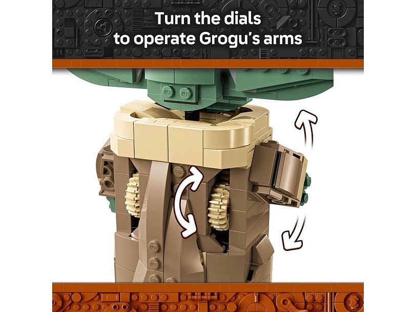 LEGO 75403 Star Wars Grogu s vznášejícím se kočárkem