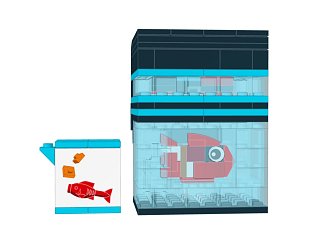 GWP LEGO Icons 5009832 Fish Tank Filter & Fish Food