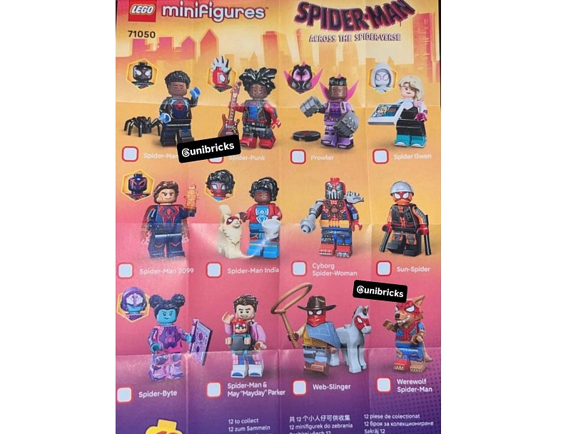 LEGO 71050 CMF Spider-Verse