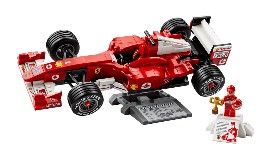 LEGO Icons 11375 Ferrari F2004 a Michael Schumacher