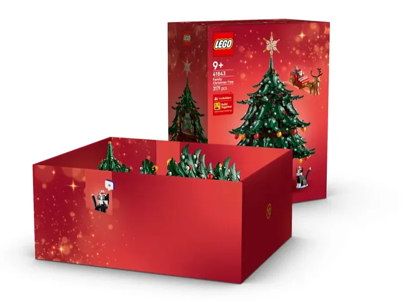 LEGO Icons 41843 Rodinný vánoční stromek