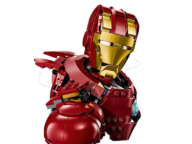 LEGO 76327 Busta Iron Man MK4