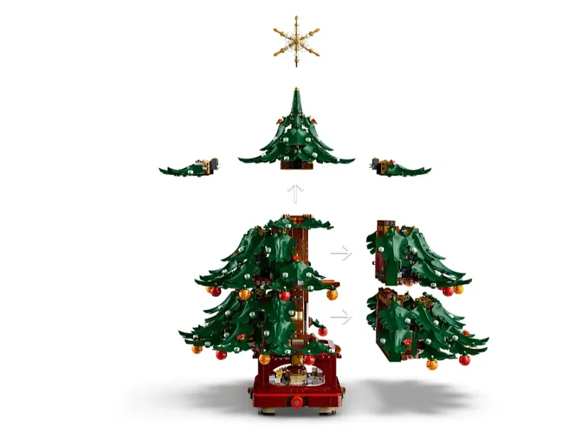 LEGO Icons 41843 Rodinný vánoční stromek