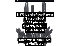 LEGO Icons 11373 The Lord of the Rings: Sauron Bust