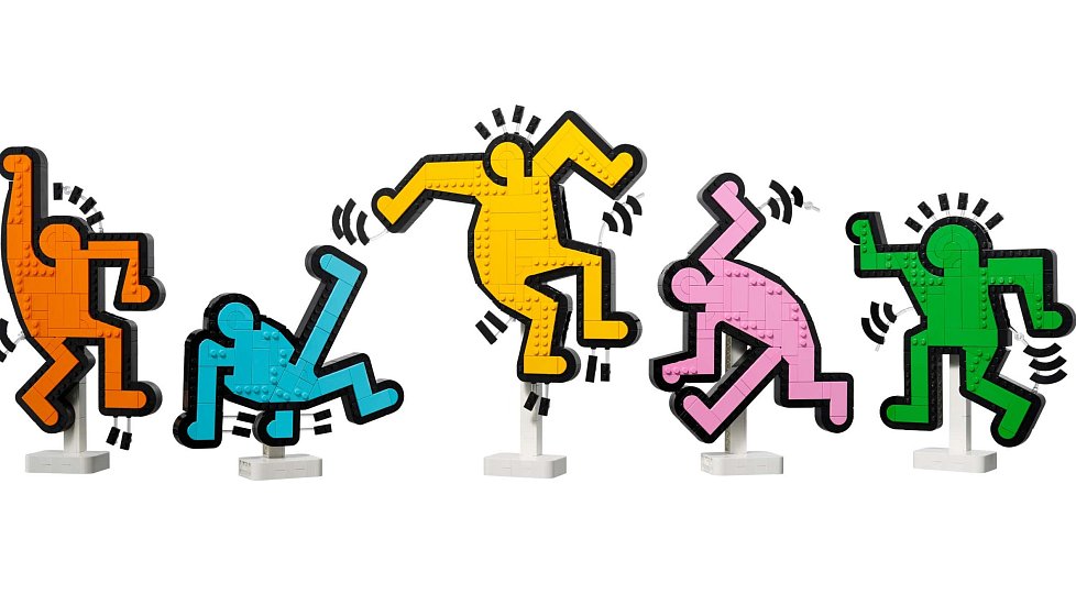 LEGO 31216 Keith Haring – Tančící postavy