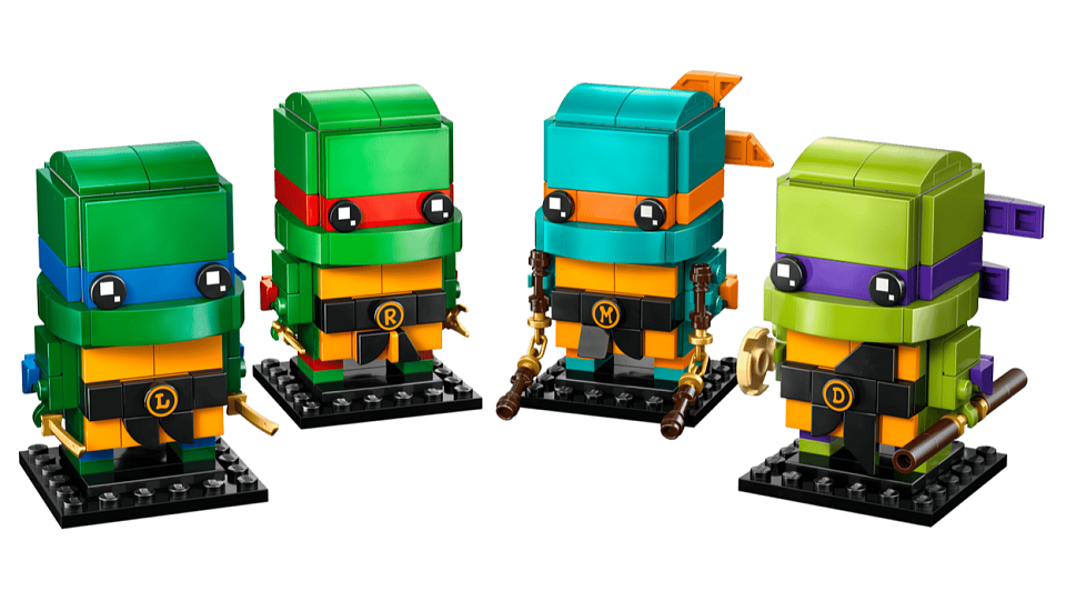 LEGO BrickHeadz 40878 Figurky: Želvy Ninja