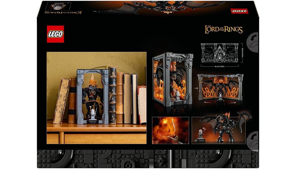 LEGO 10367 Knižní zarážka: Pán prstenů – Balrog