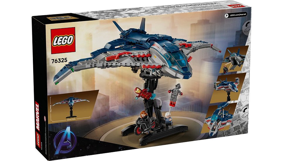 LEGO 76325 Avengers: Age of Ultron Stíhačka Quinjet