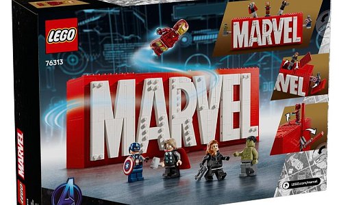 LEGO 76313 Marvel: Sestavitelné logo Marvel