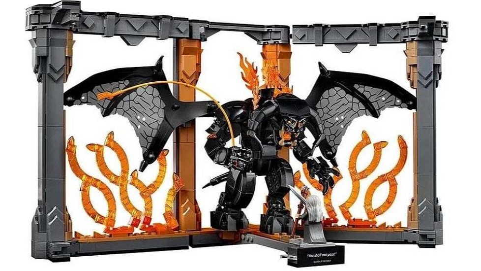 LEGO 10367 Knižní zarážka: Pán prstenů – Balrog