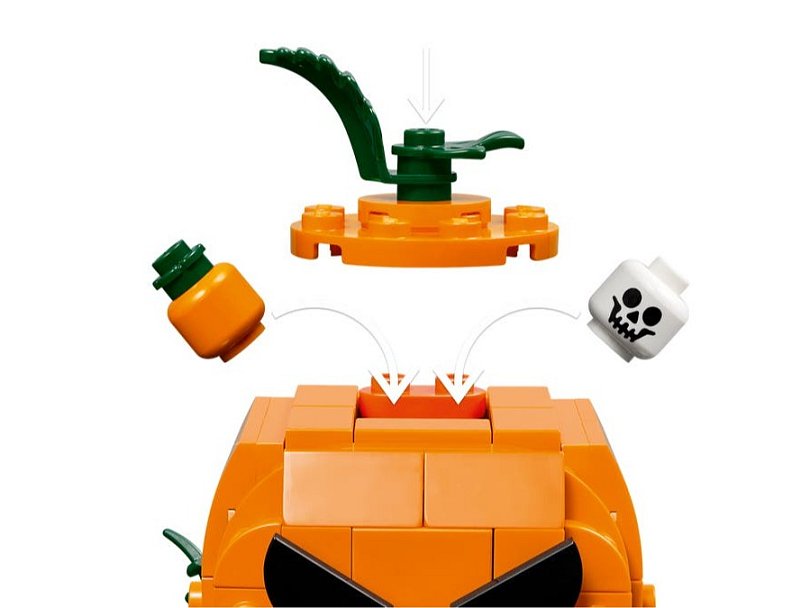 LEGO 40822 Pick-up s halloweenskými dýněmi