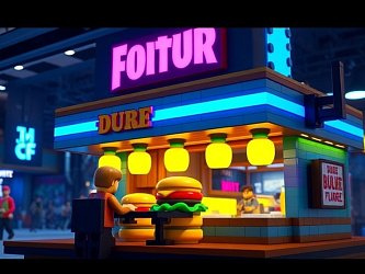 LEGO 77076 Durr Burger Restaurant