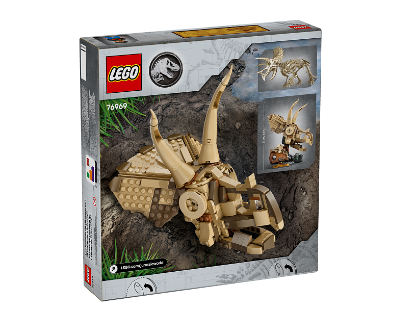 LEGO 76969 Dinosauří fosilie: Lebka triceratopse
