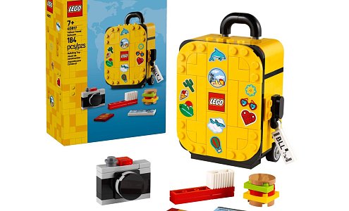 LEGO 40817 Žlutý cestovní kufr