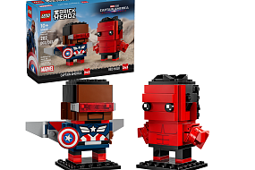 LEGO 40668 Figurky Kapitána Ameriky a Červeného Hulka