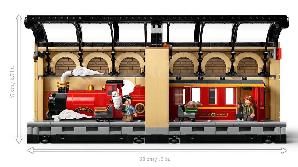 LEGO 76450 Knižní zarážka: Spěšný vlak do Bradavic