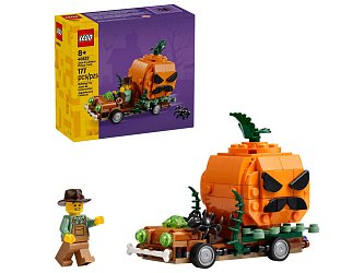 LEGO 40822 Pick-up s halloweenskými dýněmi