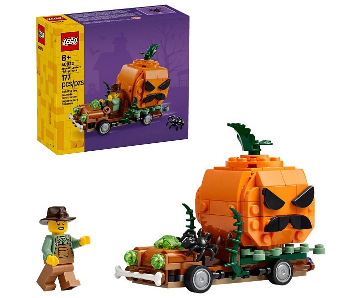 LEGO 40822 Pick-up s halloweenskými dýněmi